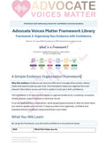 Framework 3 – Organising Your Evidence with Confidence (FREE PDF Download)