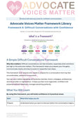 Framework 6 – Difficult Conversations with Confidence (FREE PDF Download)