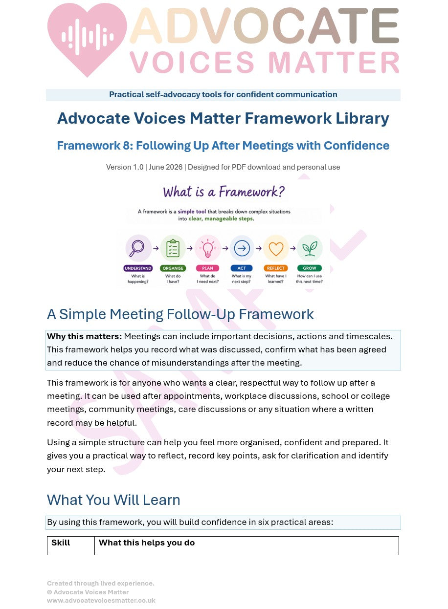 Framework 8 – Following Up After Meetings With Confidence
