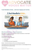 I Just Handled a Crisis… and Now I Have to Act Normal