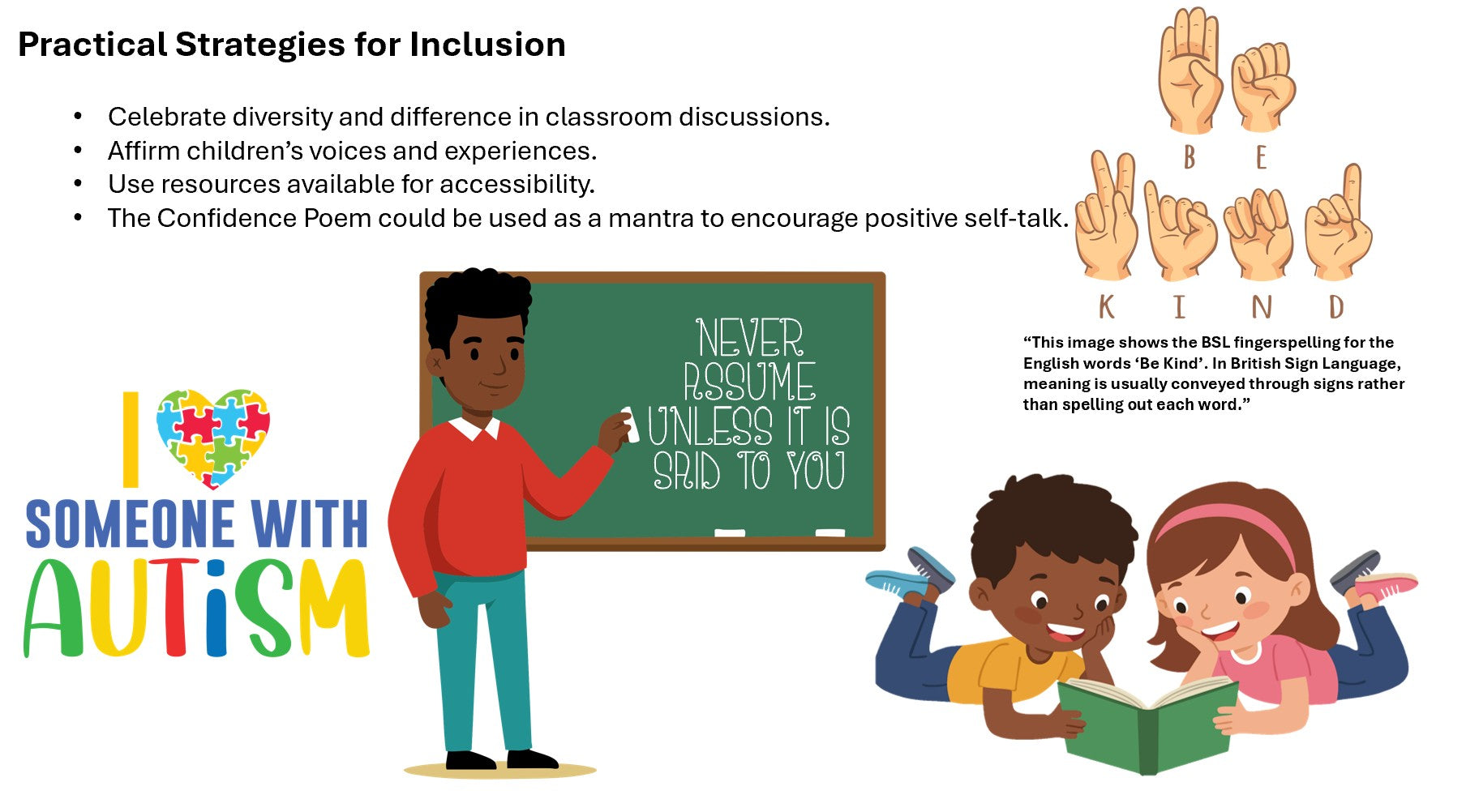 Sample preview from The Confidence Poem® School Confidence & Inclusion Resource Pack showing practical classroom inclusion and wellbeing strategies for supporting children’s confidence and belonging.