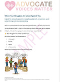 When Your Struggles Are Used Against You (Advocacy Guide for Parents)